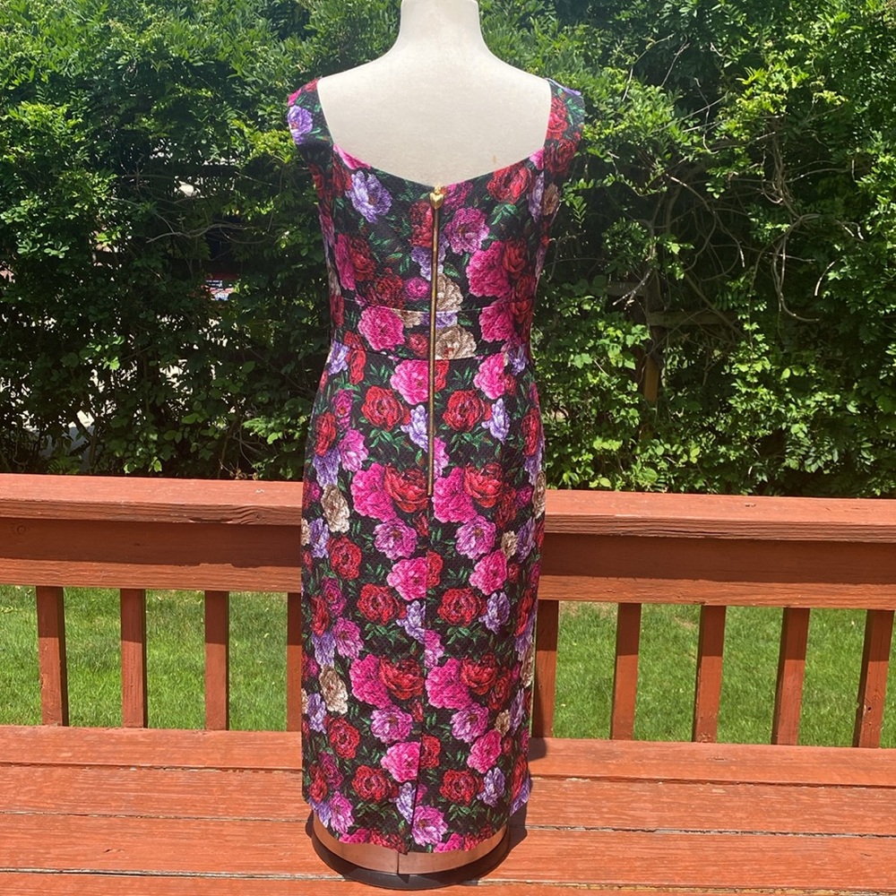 ESCADA NWOT beautiful floral dress, perfect condition,measurements in photos - Picture 3 of 16